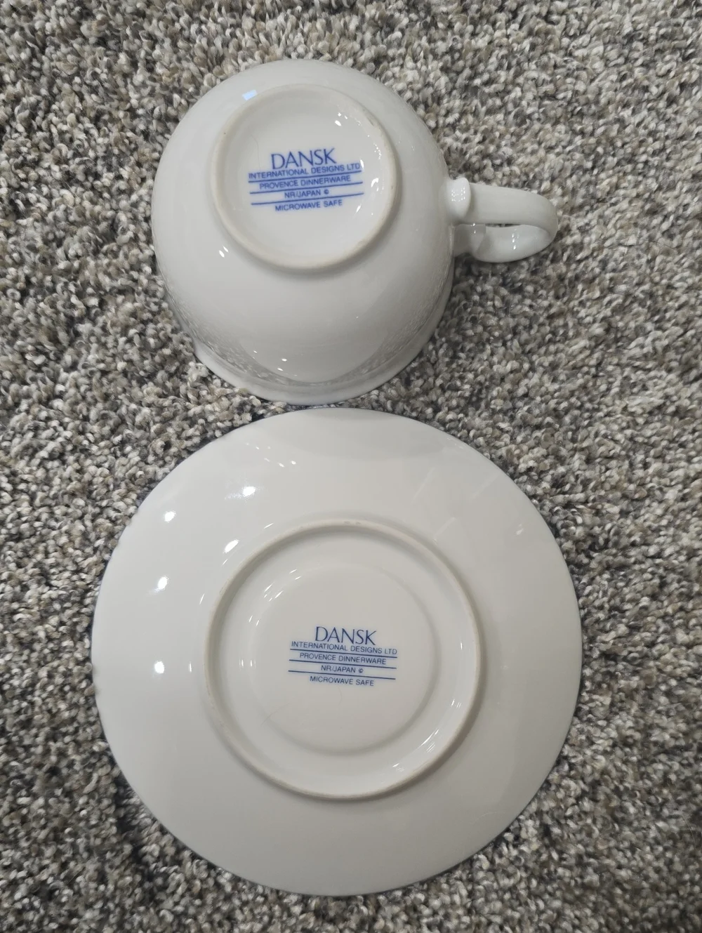 DANSK - Set Of 2 Provence Harvest Demitasse Tea Cup and Saucer